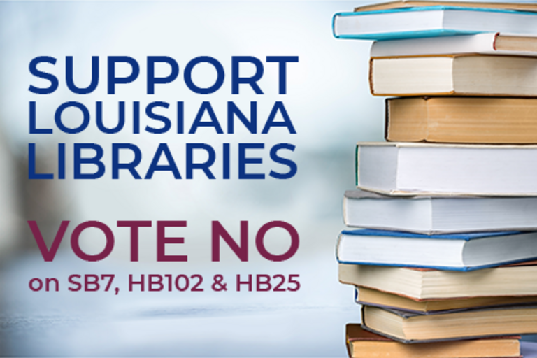 Support Louisiana Libraries Fight For The First